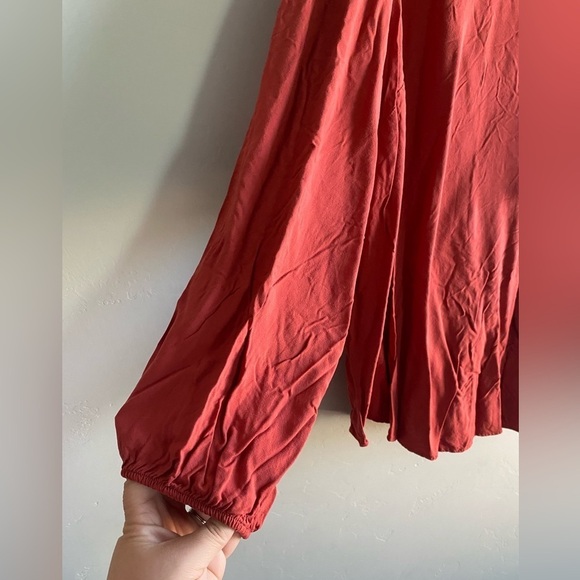 Torrid - Copper Challis Beaded Top - Picture 6 of 11